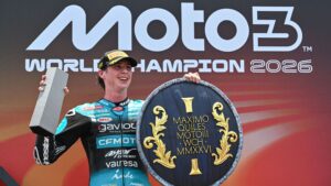 Maximo Quiles Kunci Gelar Juara Dunia Moto3 2026 di Mandalika